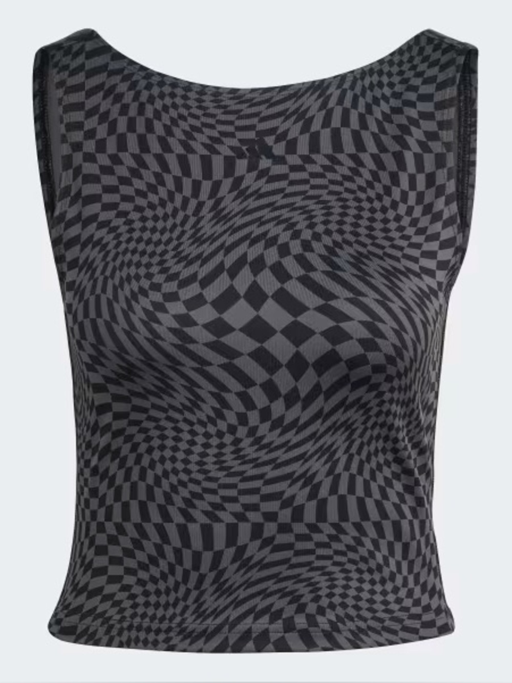 ADIDAS YOGA STUDIO CHECKER PRINT TANK TOP XL